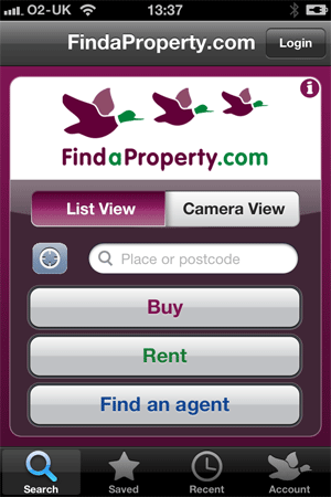 findaproperty iphone app